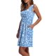 thumbnail image 4 of Vestido WIHOLL 2025 línea A sin mangas floral azul con bolsillos, 4 of 5