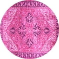thumbnail image 1 of Ahgly Company Indoor Round Persian Pink Traditional Area Rugs, 8' Round, 1 of 4