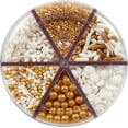 thumbnail image 2 of Wilton Sprinkle Mix, Gold/White, 6 Cell, 2 of 5