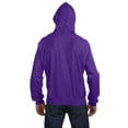 thumbnail image 3 of Champion Mens Reverse Weave Fleece Hoodie, 3XL, Purple, 3 of 4