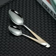 thumbnail image 2 of Water Plated Gold Star Diamond Knife and Fork Stainless Steel Tableware Set Hotel Western Food Steak Knife and Fork Spoon CST, 2 of 6