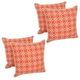 thumbnail image 2 of Blazing Needles 18-inch Corded Throw Pillows with Inserts (Set of 4), 2 of 2