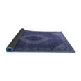 thumbnail image 2 of Ahgly Company Indoor Rectangle Medallion Blue Traditional Area Rugs, 6' x 9', 2 of 4
