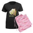 thumbnail image 5 of CafePress - Wakey Wakey Eggs N Bakey Women's Dark Pajamas - Women's Short Sleeve Print T-Shirt and Pants Dark Cotton Pajama Set, 5 of 7