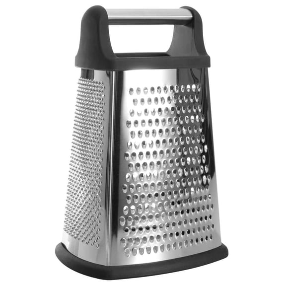 BergHOFF Essentials 10 in. Stainless Steel 4-Sided Grater with Handle