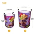 thumbnail image 3 of Sikiie Fruit Parfait Colorful Print Round Dirty Clothes Basket, Waterproof Standing Foldable Storage Basket, for Laundry Room, Bedroom, Bathroom Storage-Medium, 3 of 6