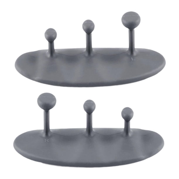Empuñaduras para levantamiento de pesas, almohadillas para barra, empuñaduras antideslizantes para entrenamiento, barras de dominadas Gris