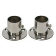 thumbnail image 2 of 2pc 19-32mm Acier Garde-Robe Support Bride Rail Tige Prise de Courant Support Décor, 2 of 4