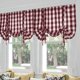 thumbnail image 2 of Nvzi Solid Blackout Curtain Valance for Kitchen/Bedroom Rod Pocket Scalloped Valance Short Curtain Panels (52x18,Beige), 2 of 5