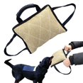 thumbnail image 5 of 2X Dog Training Bite Tug Toy with 3 Handles Linen Bite Pillow, 5 of 8