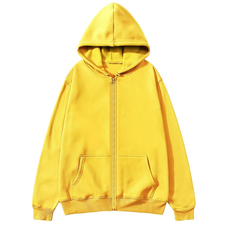 CFLVAEK Zip Up Hoodie Men Big and Tall Long Sleeve Hooded