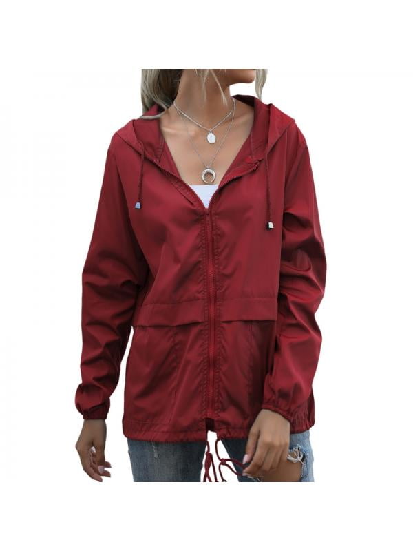 Details about   Columbia Womens Rain Jacket Black Waterproof Hood Pockets Drawcord 