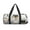 Funny Animals Series, variant on Funny Sheep Doing Yoga print Round Travel Duffel Bag is a foldable gym bag with an inner pocket, perfect for travel sports