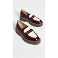 thumbnail image 3 of Sam Edelman Laurs Dark Bordeaux Round Toe Chunky Lug Sole Platform Loafers (Dark Bordeaux, 5.5), 3 of 6