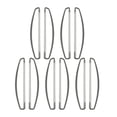 thumbnail image 2 of Terraxo 10 Pcs Poteaux de Bannière à Main Poignée Ergonomique Support de Drapeau à Main Bâtons à Main Tige de Bannière Rétractable Portable Sécurisée Antidérapante Adaptée pour Gris 24cm, 2 of 8