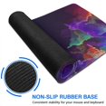 thumbnail image 3 of Non-Slip Large Gaming Mouse Pad with Colorful Galaxy Design: Stitched Edges, Perfect for Desk & Keyboard Setup (31.5x11.8 inches), 3 of 7