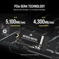 thumbnail image 3 of SSD Corsair MP600 Micro 2 To M.2 NVMe PCIe x4 Gen4, 3 of 5