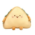 thumbnail image 1 of Sunloudy Sandwich Plush Doll with Fiber Cotton Padding, Artificial Food, 1 of 9