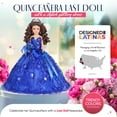 thumbnail image 5 of Porcelain Quinceañera Umbrella Doll in White (Quince Años) Centerpiece & Decoration, 5 of 12