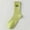 Green, variant on Mens Workout Socks, Pima Cotton Crew Socks for Gym & Running, Breathable Moisture Wicking Athletic Socks with Embroidered Logo, Olive Green,Size Free Size
