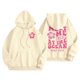 thumbnail image 4 of Sudadera con capucha para mujer, básica, combinable, informal, de moda, ropa de calle, sudadera con estampado de letras Meet Me At The Ocean, polar, cálida, 4 of 5