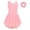 Pink, variant on Dpytoraw Girls Ballet Dress Two Piece Sleeveless Back Strap Tutu Skirt With Front Short Back Long Design And Hair Bow Girls Ballet Leotards Size 3-4 Years