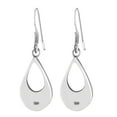 thumbnail image 5 of Traditional Teardrop Abalone Shell Inlay Sterling Silver Dangle Earrings, 5 of 5