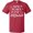Red, variant on Inktastic New Year's Eve Squad with Stars in White T-Shirt