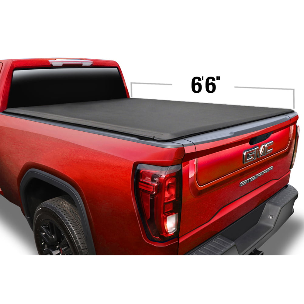 Soft Roll Up Truck Bed Tonneau Cover for 20142019 Chevy Silverado / GMC Sierra 1500; 20152018