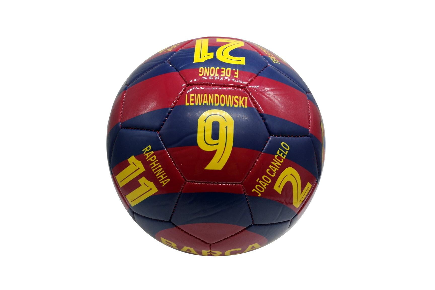 Icon Sports FC Barcelona Soccer Ball Official Licensed Player Number Ball 06 [Size 5]