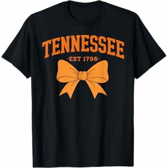 Vintage Tennessee Orange Cowgirl Bow T-Shirt