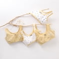 thumbnail image 4 of Wolled Girls Stretch Sports Bra for Kids Teens Cotton Training Bras with Adjustable Straps for 7-12Y, 4 of 9