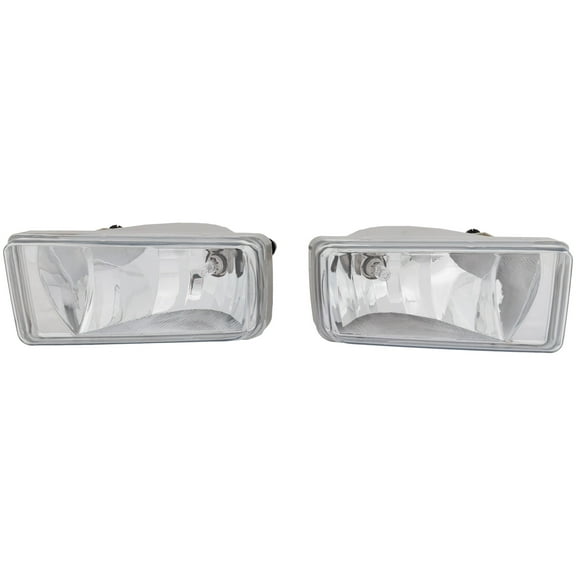 Fog Light Compatible with 2007-2015 Chevrolet Tahoe 2015 Suburban Left Driver and Right Passenger With bulb(s)