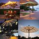 thumbnail image 1 of Luces solares para sombrilla 104 Lámpara LED para sombrilla con control remoto 8 modos Luces de cadena para sombrilla para sombrilla Jardín Tiendas de campa?a LingWen 8390612719257, 1 of 1