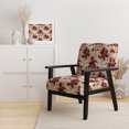 thumbnail image 2 of Designart "Flourishing Royal Victorian I" Gold Floral Upholstered Accent Chair - Cottage Arm Chair For Living Room, 2 of 5