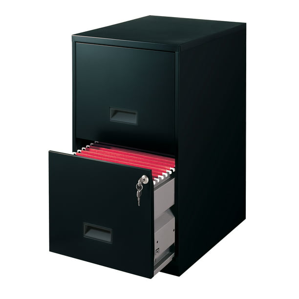 2 Drawer Metal File Cabinet Black, Two Drawer Metal File Cabinet