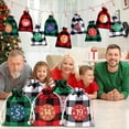 thumbnail image 5 of Christmas Advent Bags 24 Days Countdown Calendar Burlap Bags Hanging Candy Gift Bags With Drawstring For Kids And Adults（A）, 5 of 5