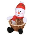 thumbnail image 2 of BJUTIR Merry Christmas Candy Storage Basket Decoration Santa Snowman Storage Basket Desktop Candy Box Snack Stor Holiday Decor, 2 of 5