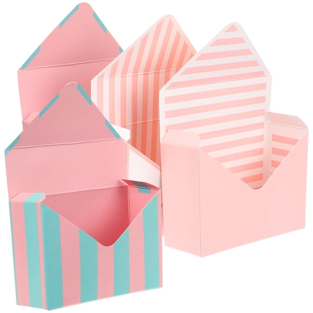 4 sobres para ramo de floristería, cajas de papel para flores, sobres para embalaje de flores