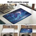 thumbnail image 7 of ZIATUBLES Butterfly Moon Pattern Washing Machine Dust Cover Pad Anti-Scratch Washer Dryer Top Protector Mat Versatile Home Kitchen Decor Accessories, 24 x 19.7 Inch, 7 of 7