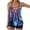 Pink#1, variant on Qingpeng Printed Tankini Swimsuits for Women Tummy Control Tankini Swimwear Tank Top with Boyshorts Two Piece Bathing Suits