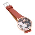thumbnail image 2 of Reloj de pulsera de cuarzo Hugo con correa de cuero Marrón 1 Pieza, 2 of 10