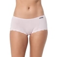 thumbnail image 3 of Kindly Yours Women’s Pointelle Boyshort Underwear with Lace Trim, 2-Pack, Sizes XS-XXXL, 3 of 9