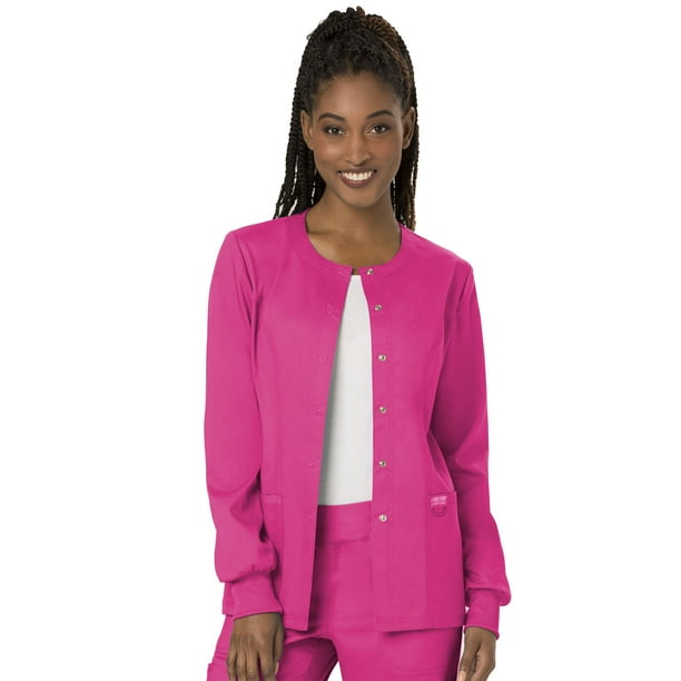 Cherokee Cherokee Workwear Revolution Scrubs Warm Up Jacket for Women