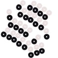 thumbnail image 3 of Paquete de 50 Perfecl Fieltro Correas Bloqueas Arandelas Bloqueo de Correa Negro, 3 of 8