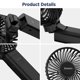 thumbnail image 5 of Ventilador portátil EasyAcc 2023, 4º nuevo, batería 5000, 20h, 4 velocidades, 5 of 9