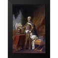 thumbnail image 2 of Van Loo, Charles Andre 11x14 Black Modern Framed Museum Art Print Titled - Portrait of King Louis XV of France and Navarre, 2 of 5
