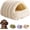 Beige, variant on Cozy Monster Cat Bed, Cozy Hideaway Pet Cave Monster Bed, Cat Beds for Indoor Cats, for Cats and Dogs (Medium,Beige)