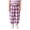 Purple, variant on Kids Cotton Linen Pants Toddler Boys Girls Trousers Casual Striped Long Pant Rubber Waist Beach Pants (Red,2-3 Years)