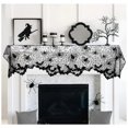 thumbnail image 4 of Cortinas Oarkive de Halloween, góticas, tela de araña, encaje negro, 4 of 6